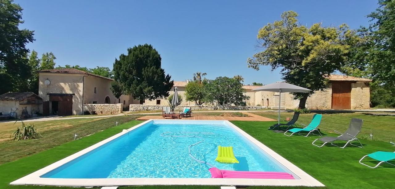 Guillac  Domaine De Gaia, Piscine, Petanque, Ping Pong, Proche Saint-Emilion Bed & Breakfast エクステリア 写真