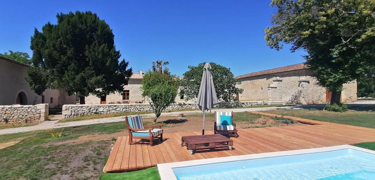 Guillac  Domaine De Gaia, Piscine, Petanque, Ping Pong, Proche Saint-Emilion Bed & Breakfast エクステリア 写真